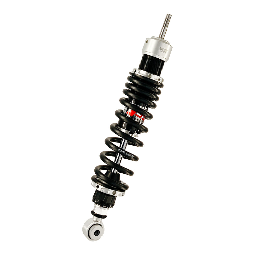 Motorcycle shock absorber on a white background