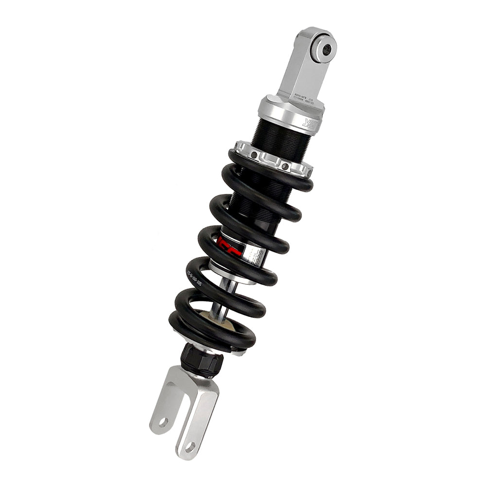 Motorcycle shock absorber on a white background